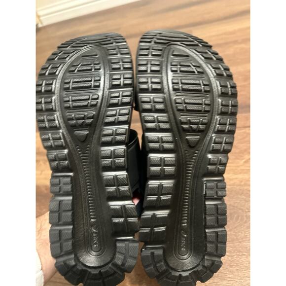 ASICS Gel-Quantum 90 Sling-Back Slides Sandals Size 6 Mens Black GEL-Cushion main image 4